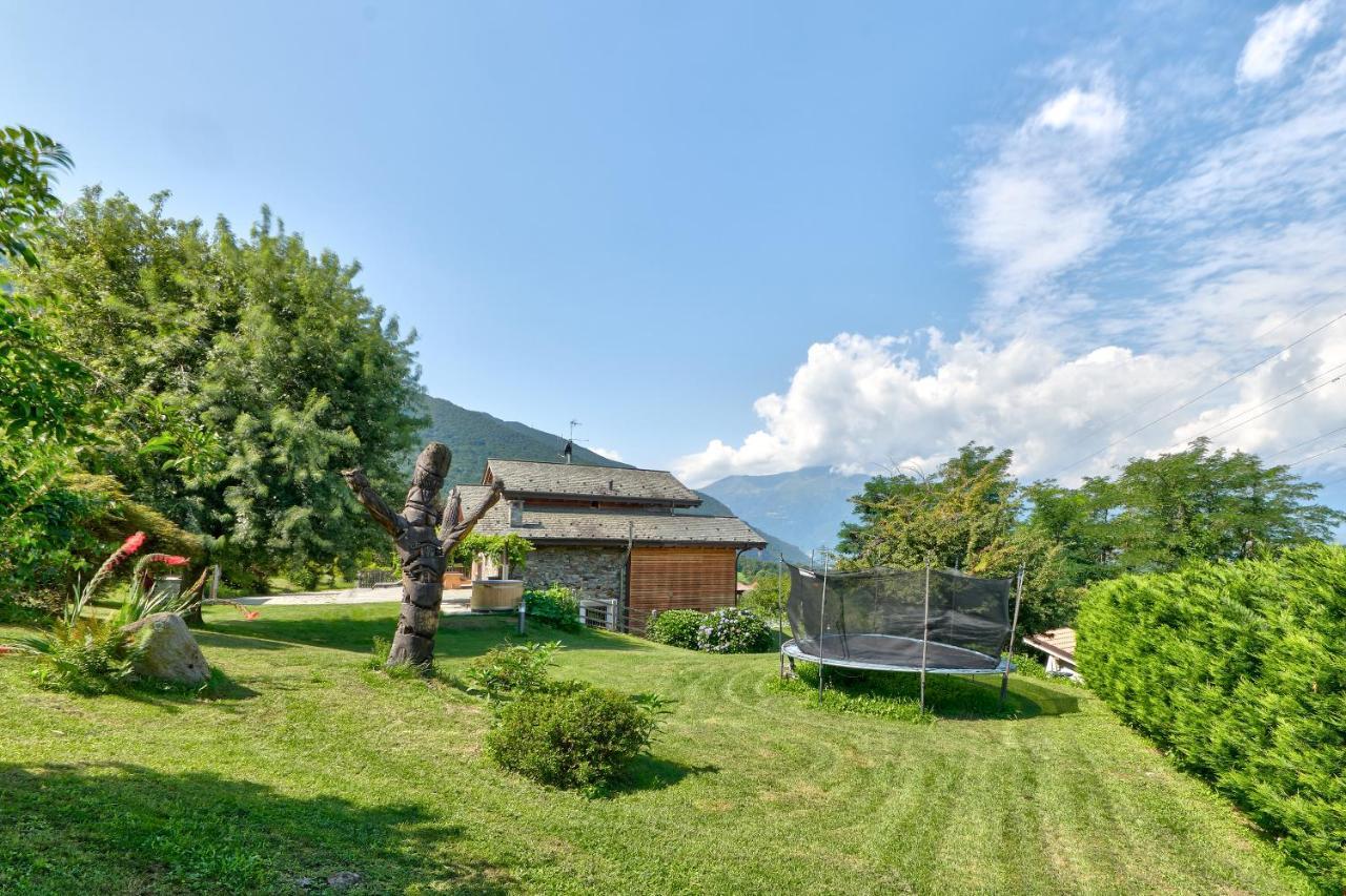 Chalet Con Piscina E Vista Panoramica Colico Ngoại thất bức ảnh